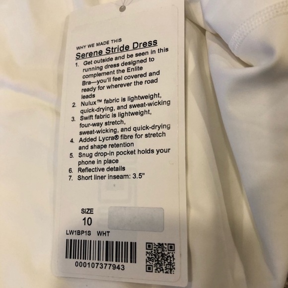 Lululemon Serene Stride Dress 10 - Picture 6 of 6